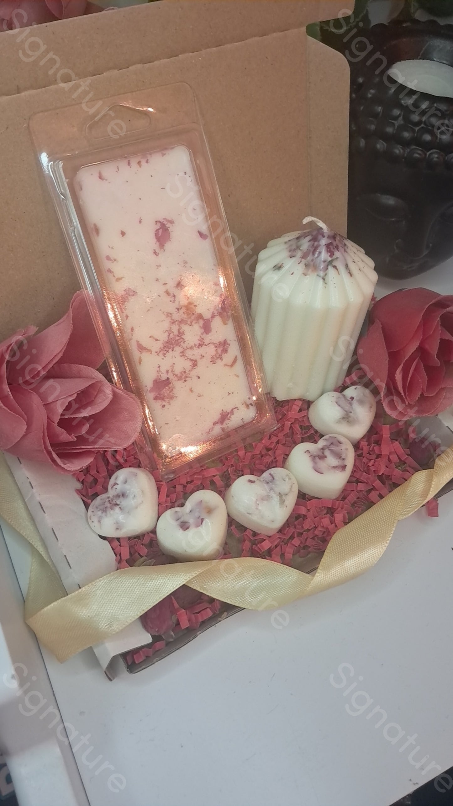 Candle wax melt gift boxes