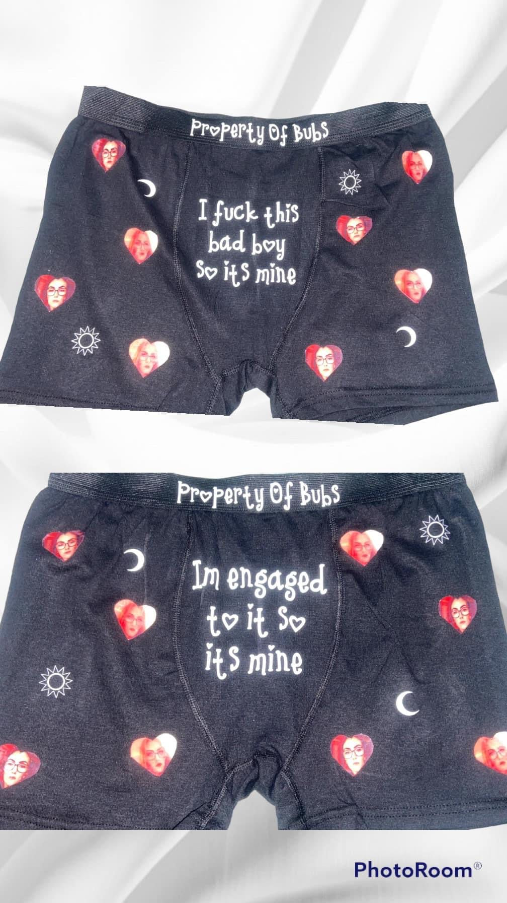 Corny boxers and thong set