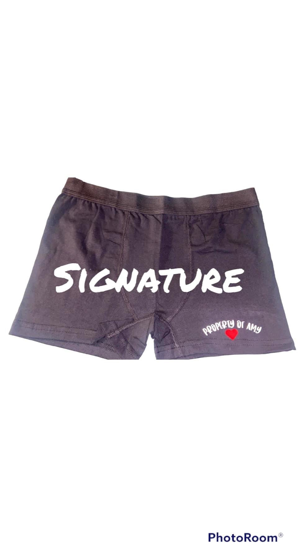 Corny boxers and thong set