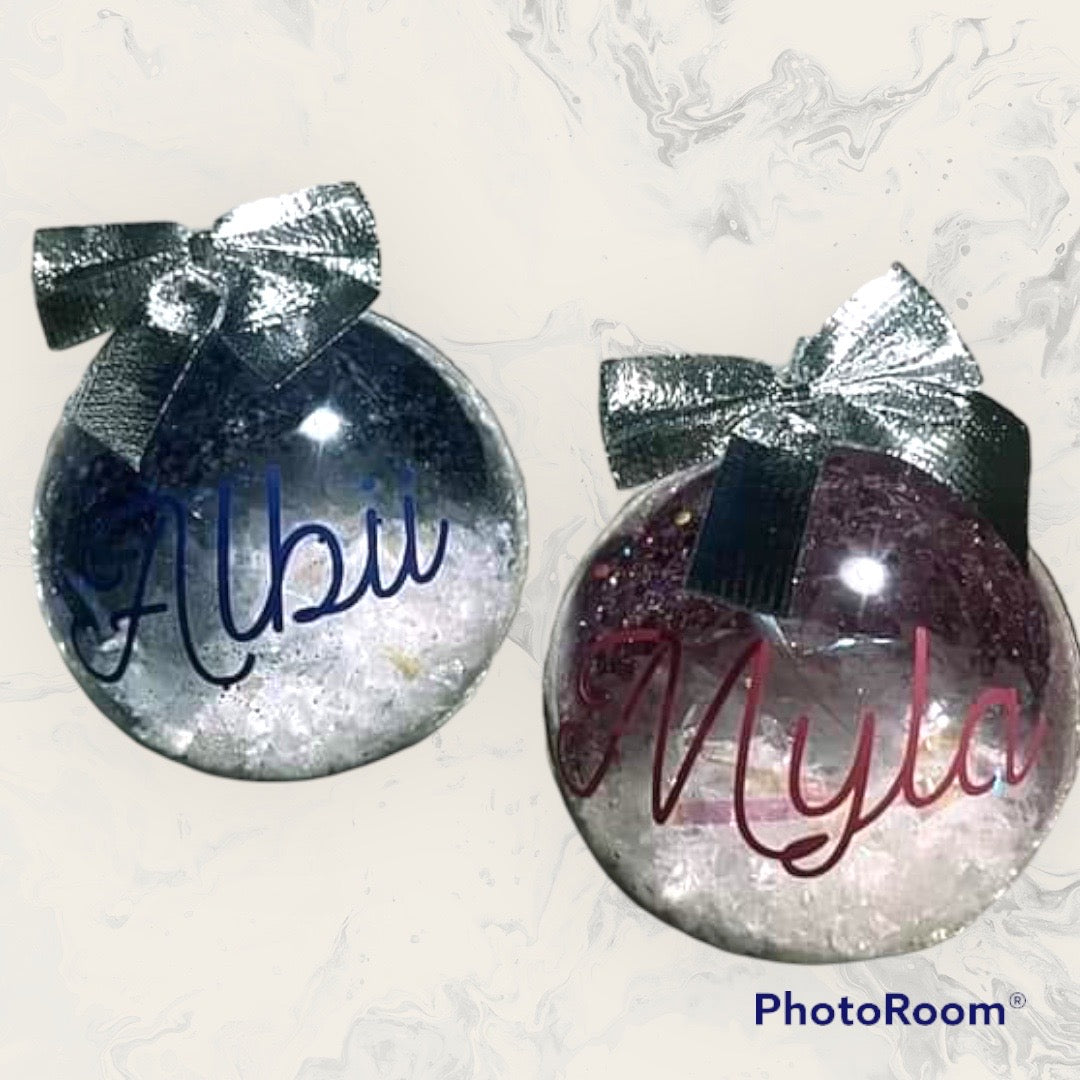 Personalised Christmas Baubles