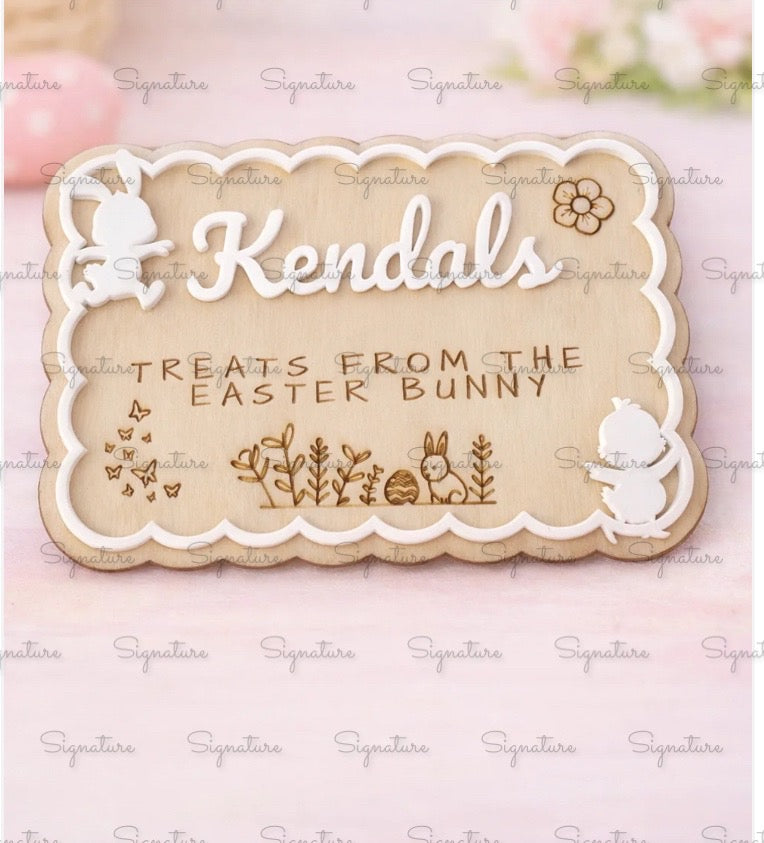 Easter wooden crates