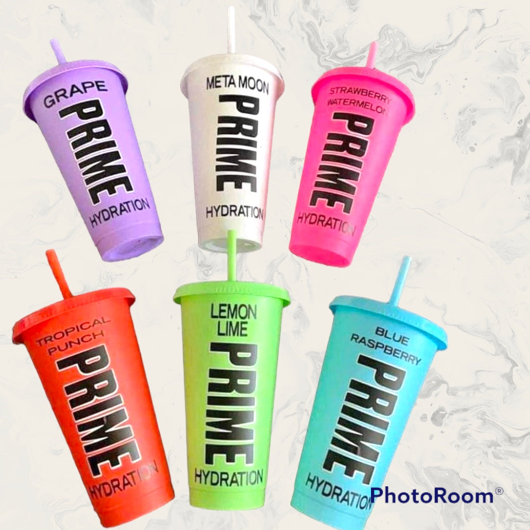 Personalised 24oz Tumbler Cup With Straw