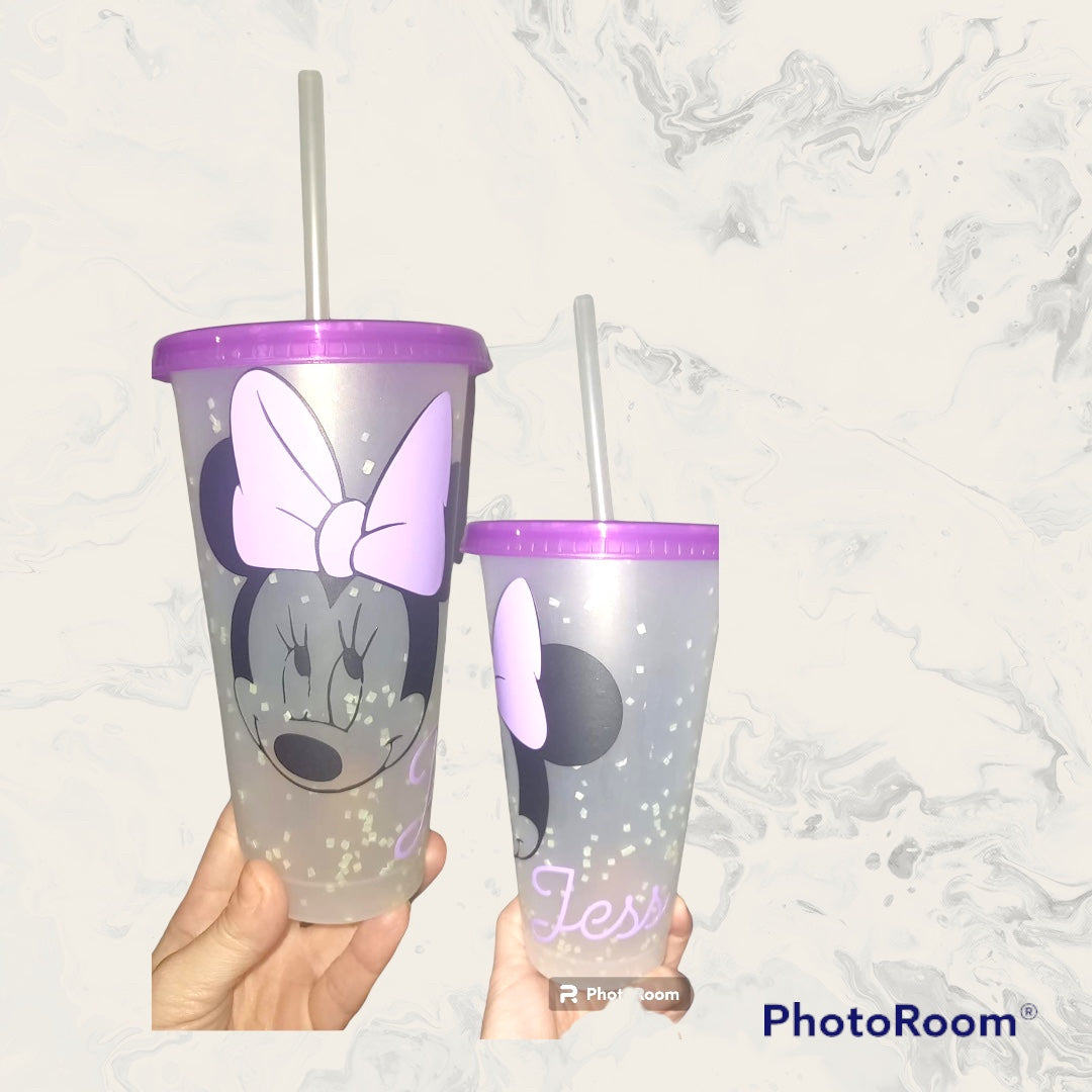 Personalised 24oz Tumbler Cup With Straw