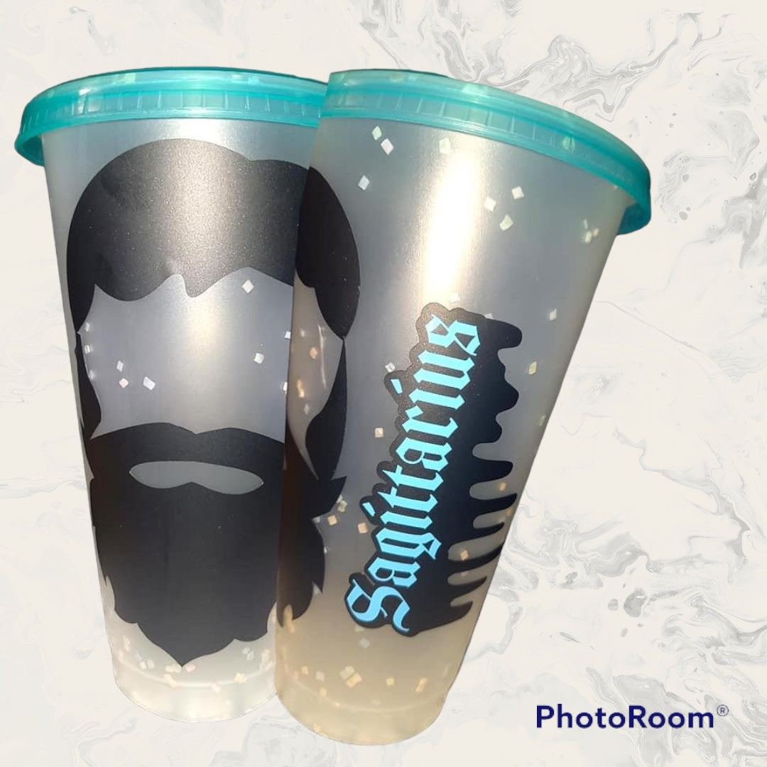 Personalised 24oz Tumbler Cup With Straw