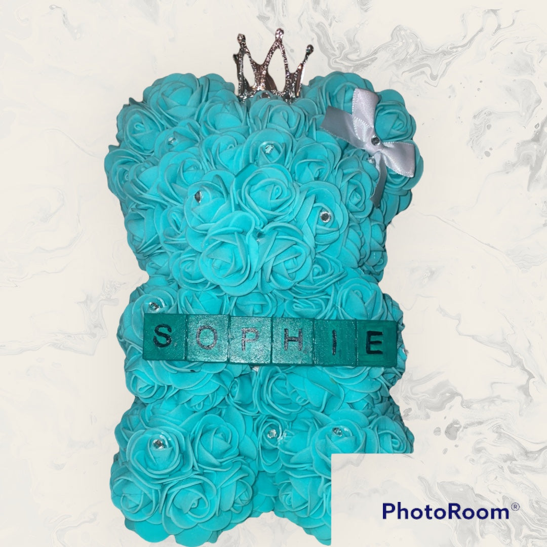25cm Rose Bear