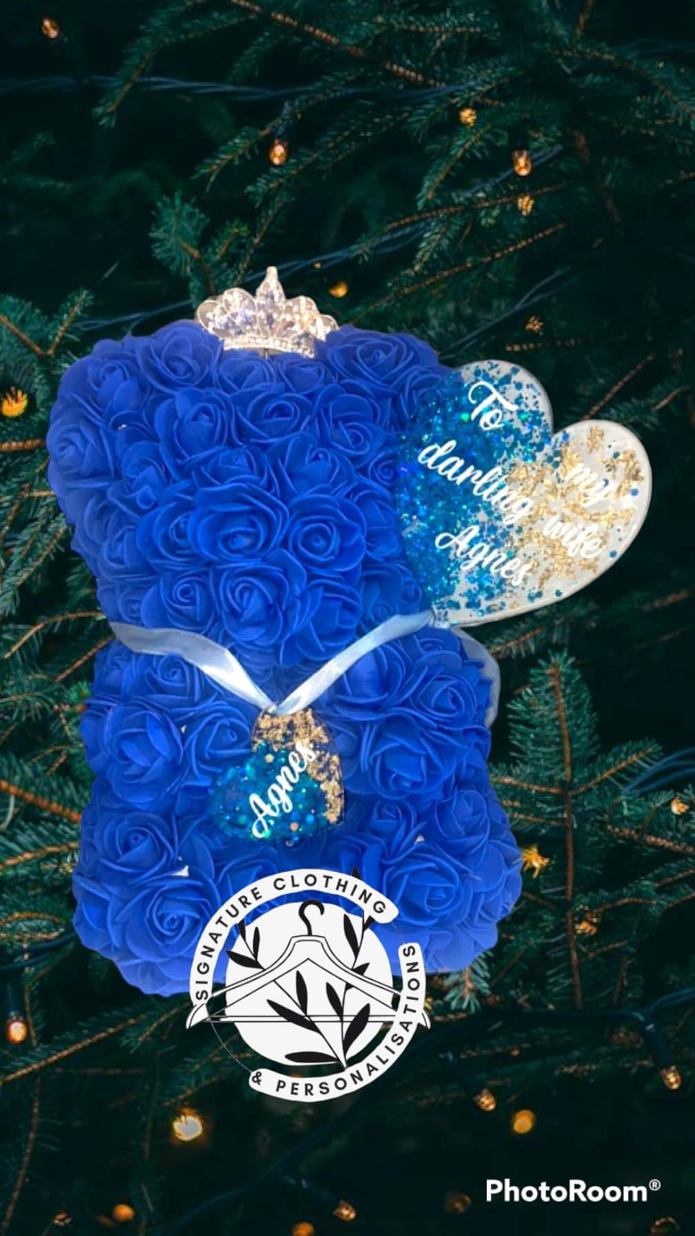 25cm Rose Bear