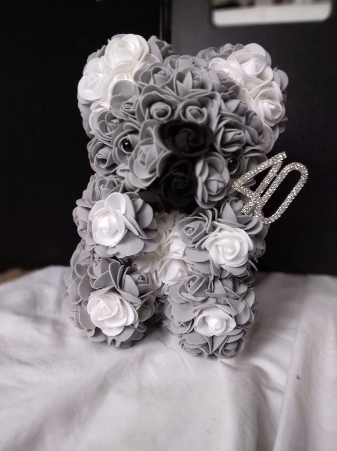 25cm Rose Bear