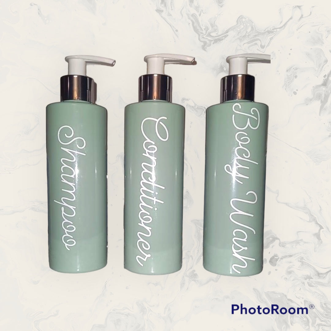 Personalised Pump Bottles