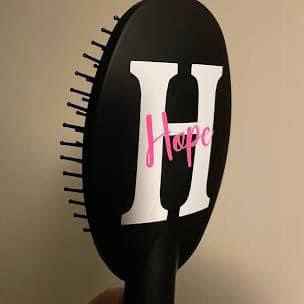 Personalised hairbrush