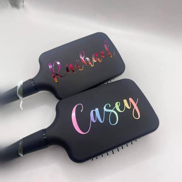 Personalised hairbrush