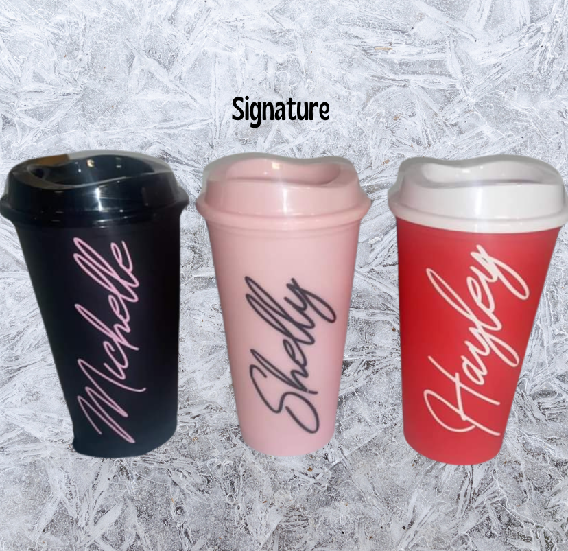 Personalised hot cups