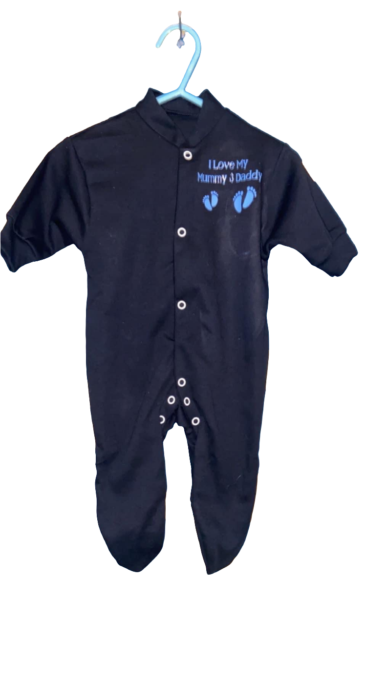 Personalised Babygrows, vests and bibs