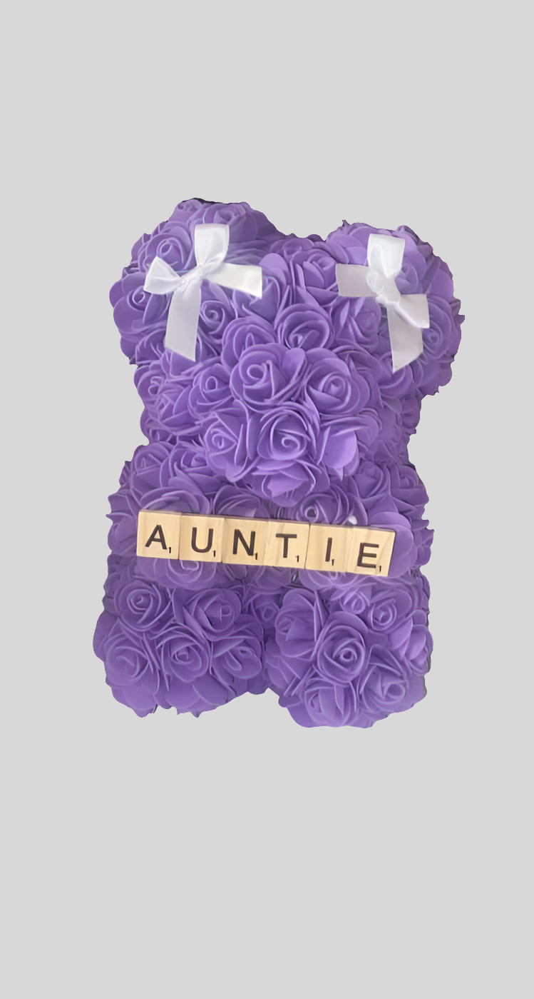 25cm Rose Bear