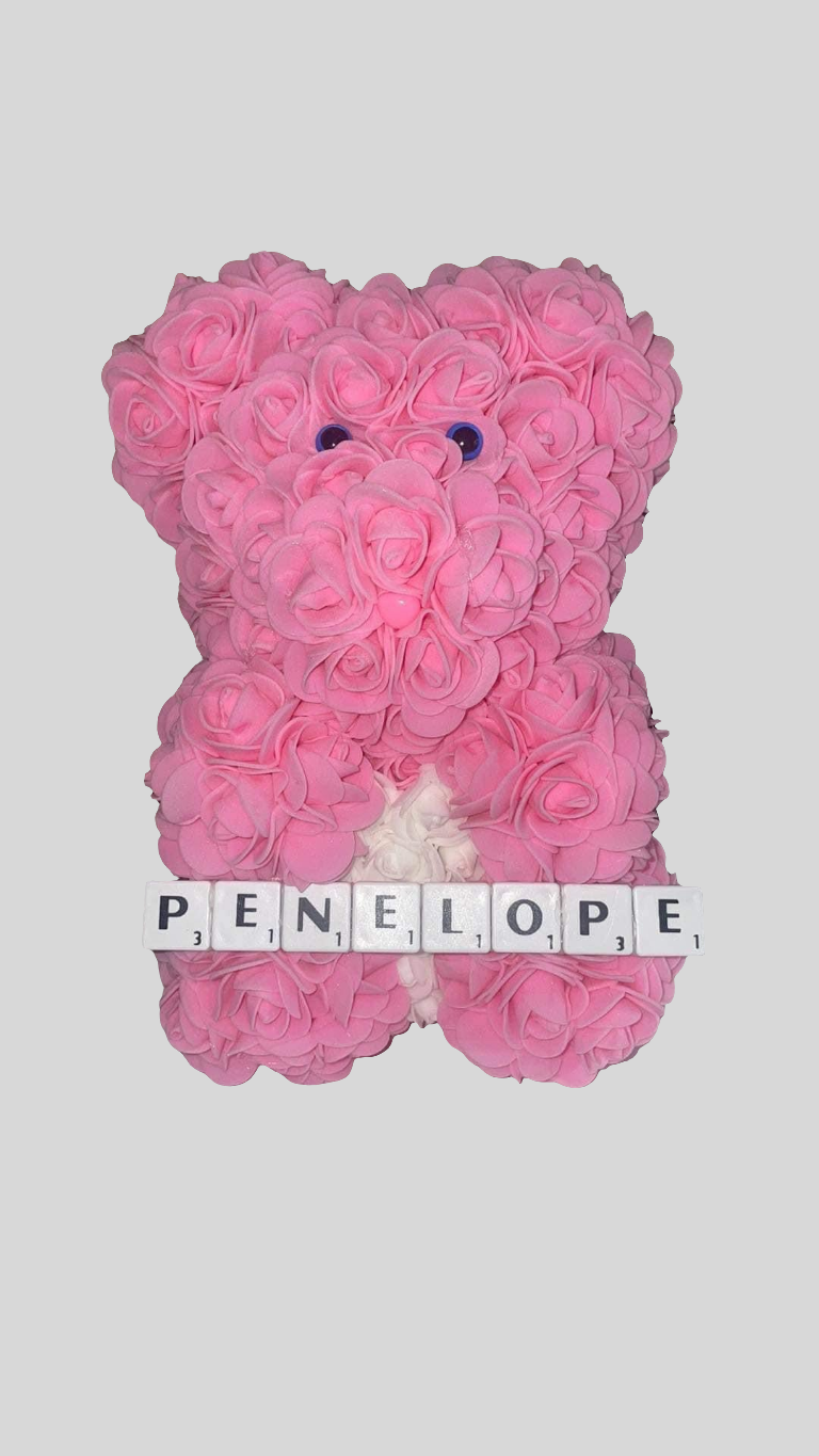 25cm Rose Bear