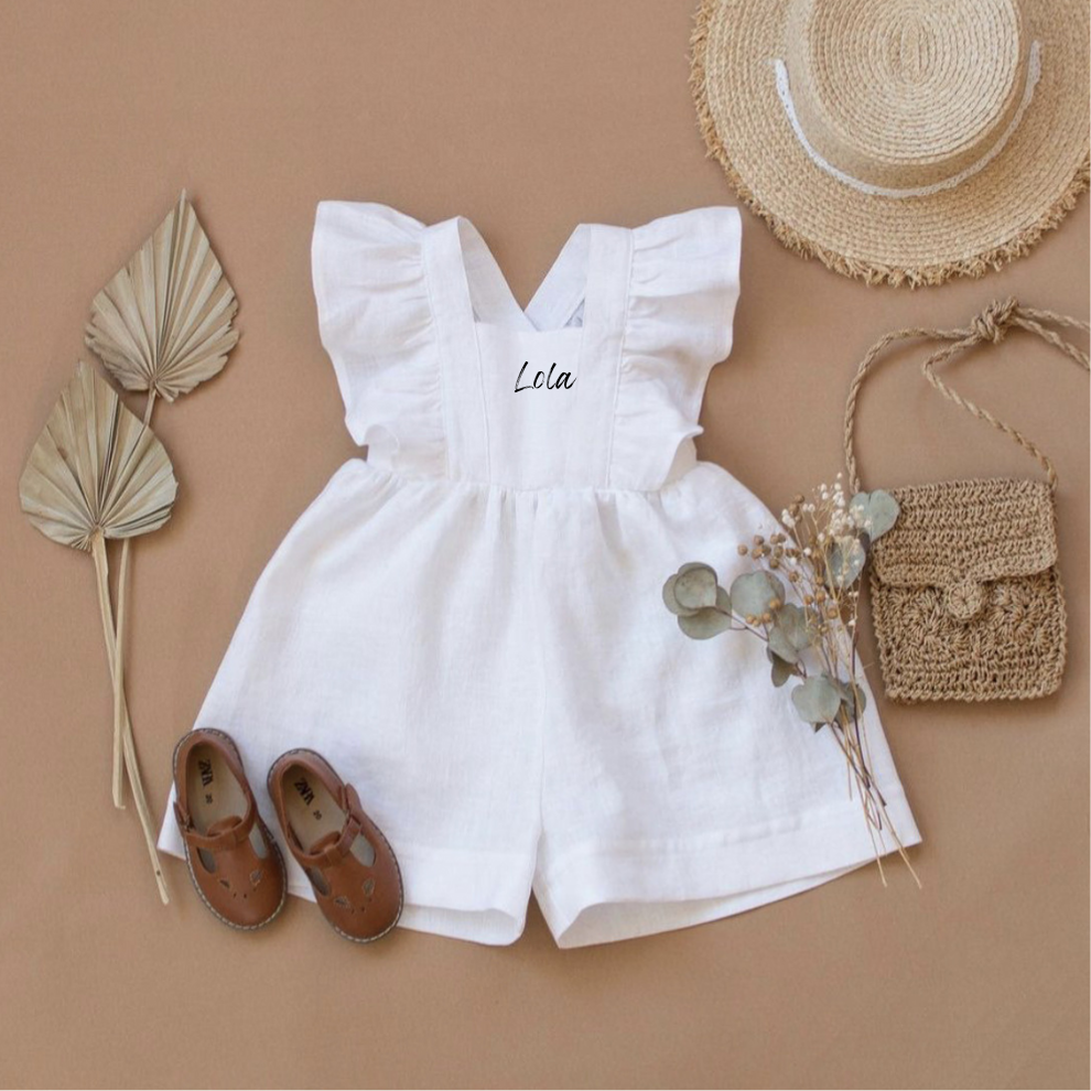 Baby/Toddler linen jumpsuit
