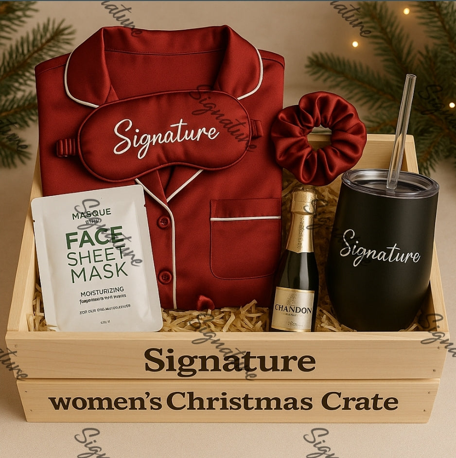 Pre Filled Christmas Crates for kids, women and men