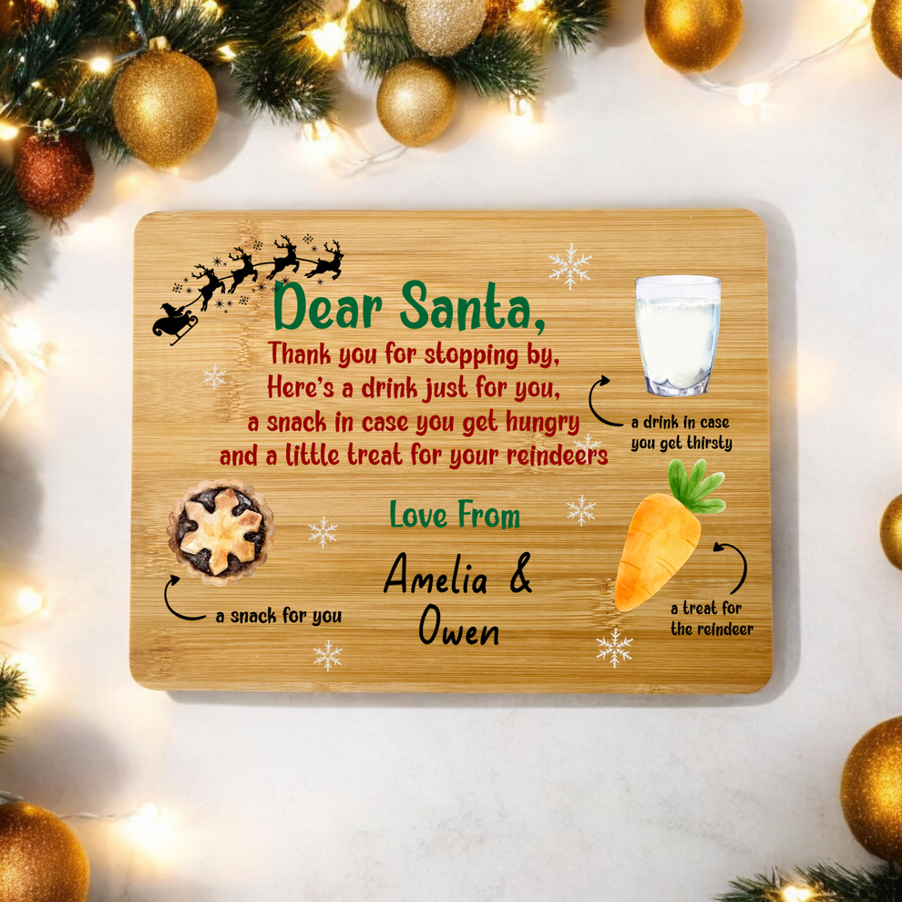 Personalised Santa boards