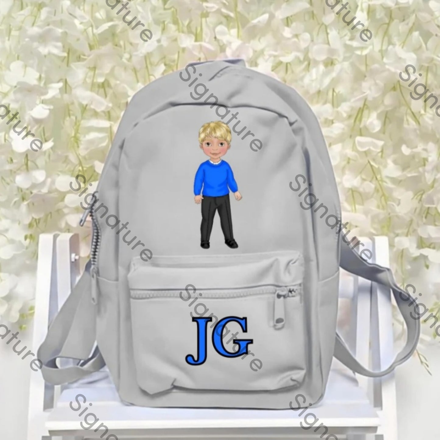 Personalised backpack