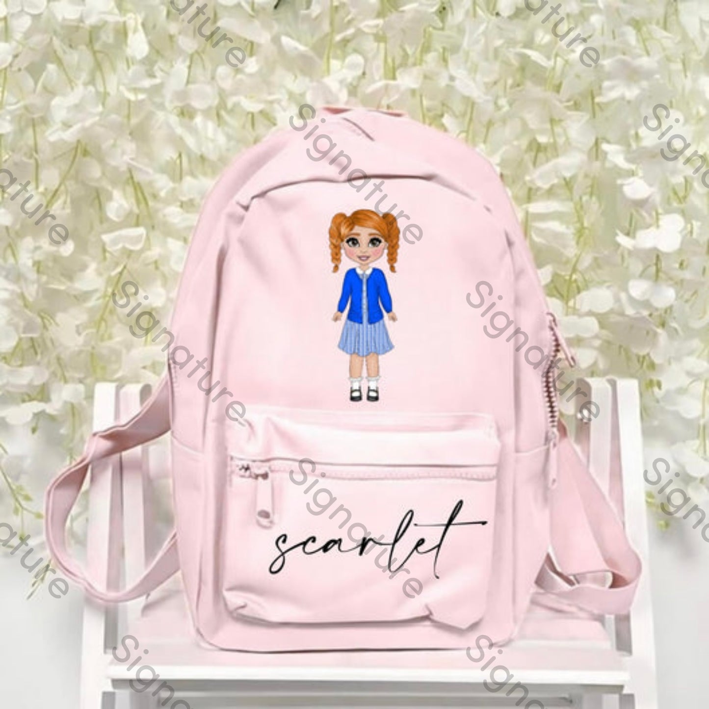 Personalised backpack