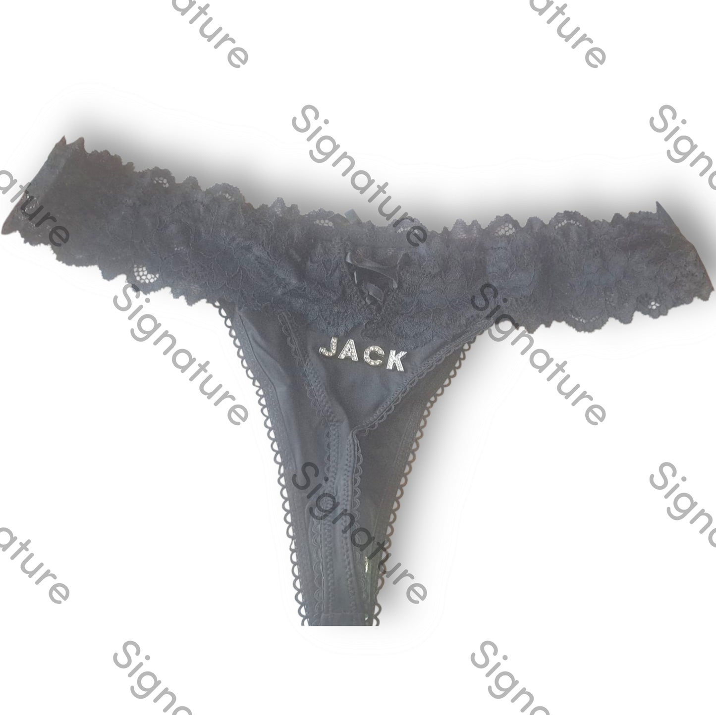 Personalised custom thongs