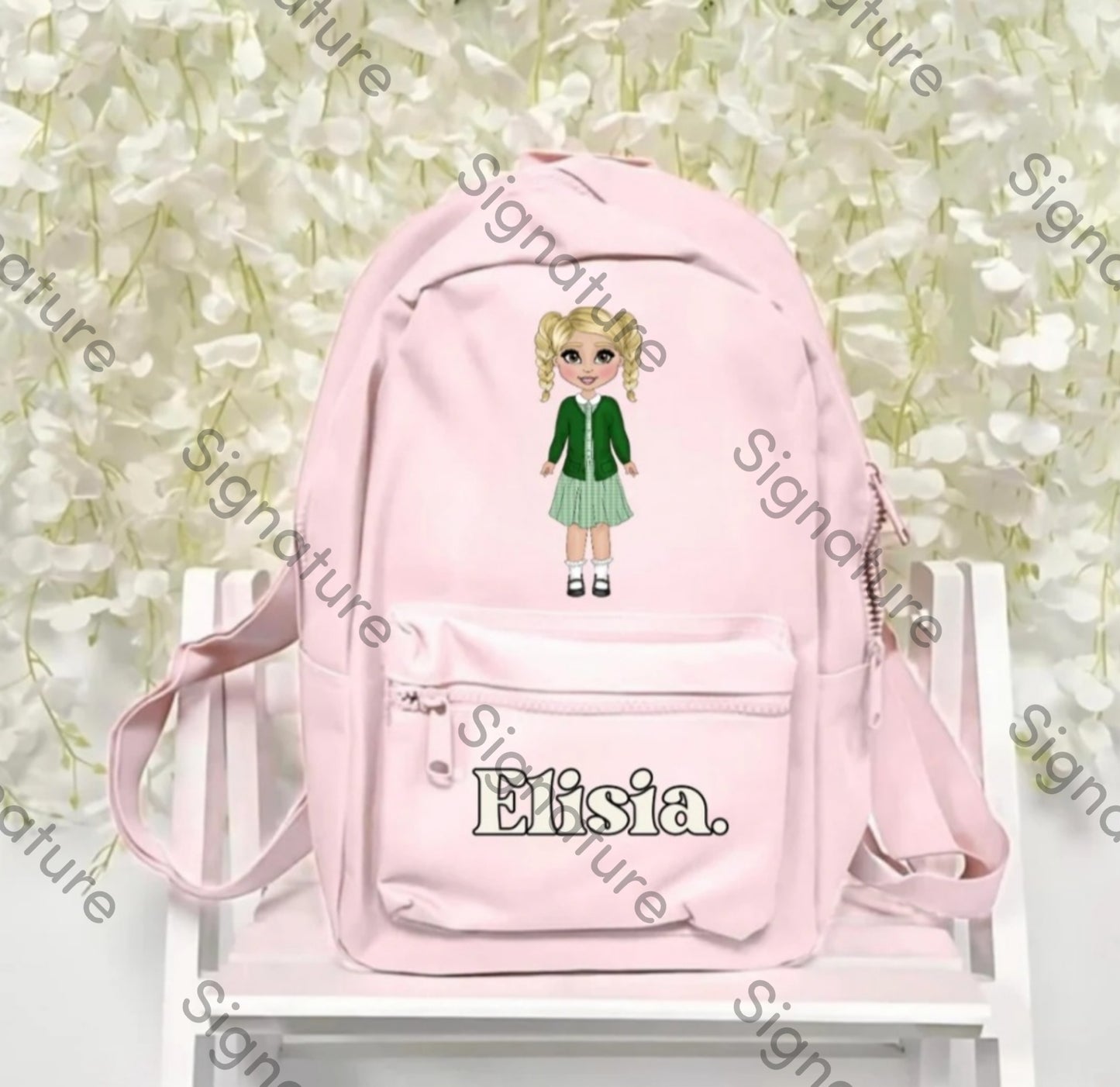Personalised backpack