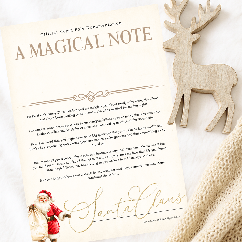 Letter/Nice Certificate