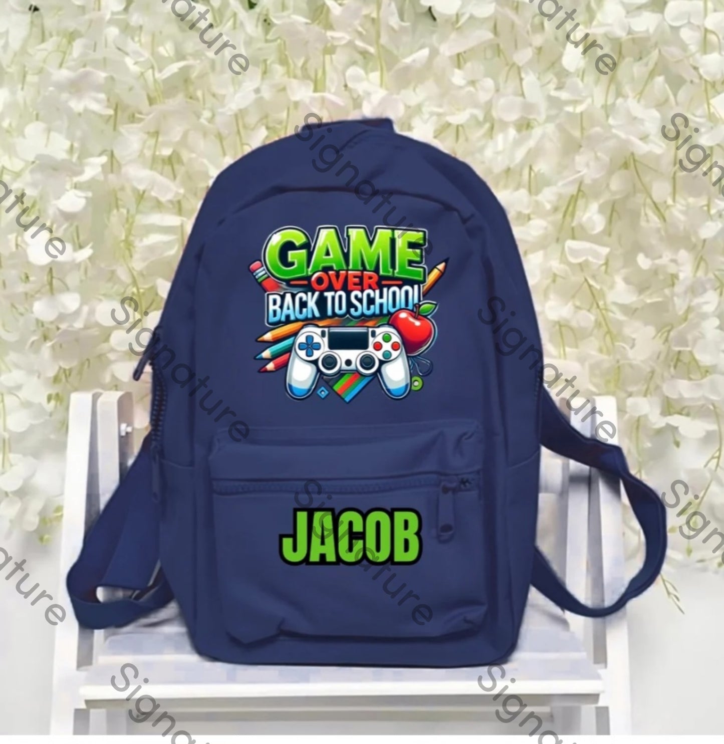 Personalised backpack