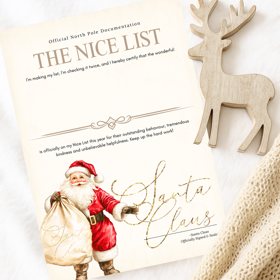 Letter/Nice Certificate
