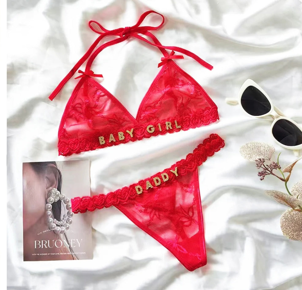 Personalised custom thongs
