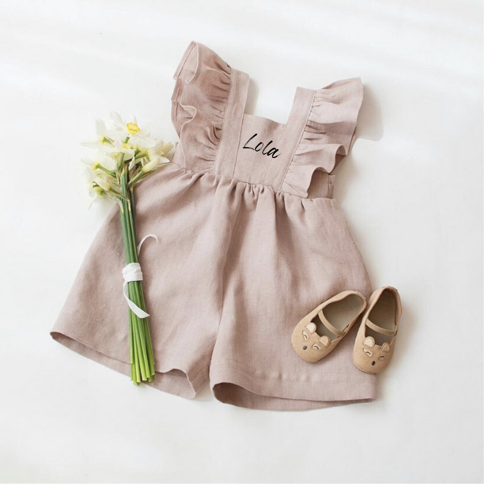 Baby/Toddler linen jumpsuit