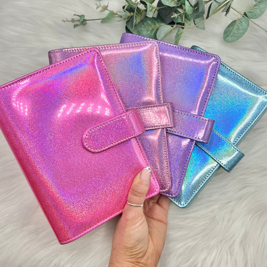 A6 budget binder sparkle