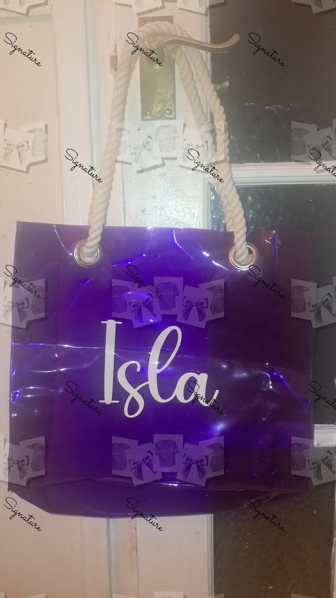 Personalised beach/swim bag