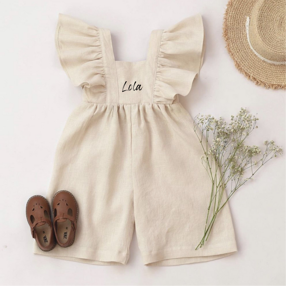 Baby/Toddler linen jumpsuit