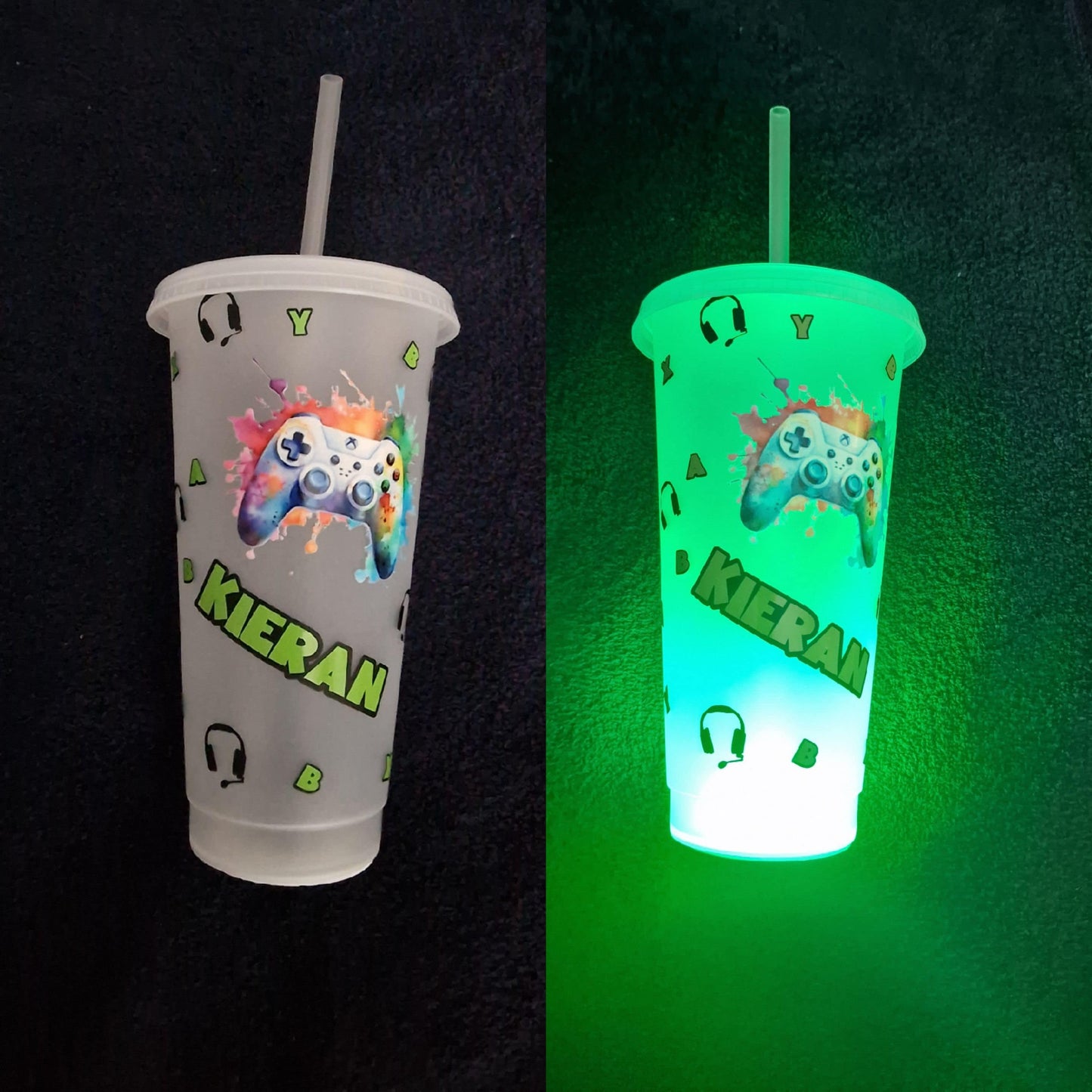 Light up tumblers