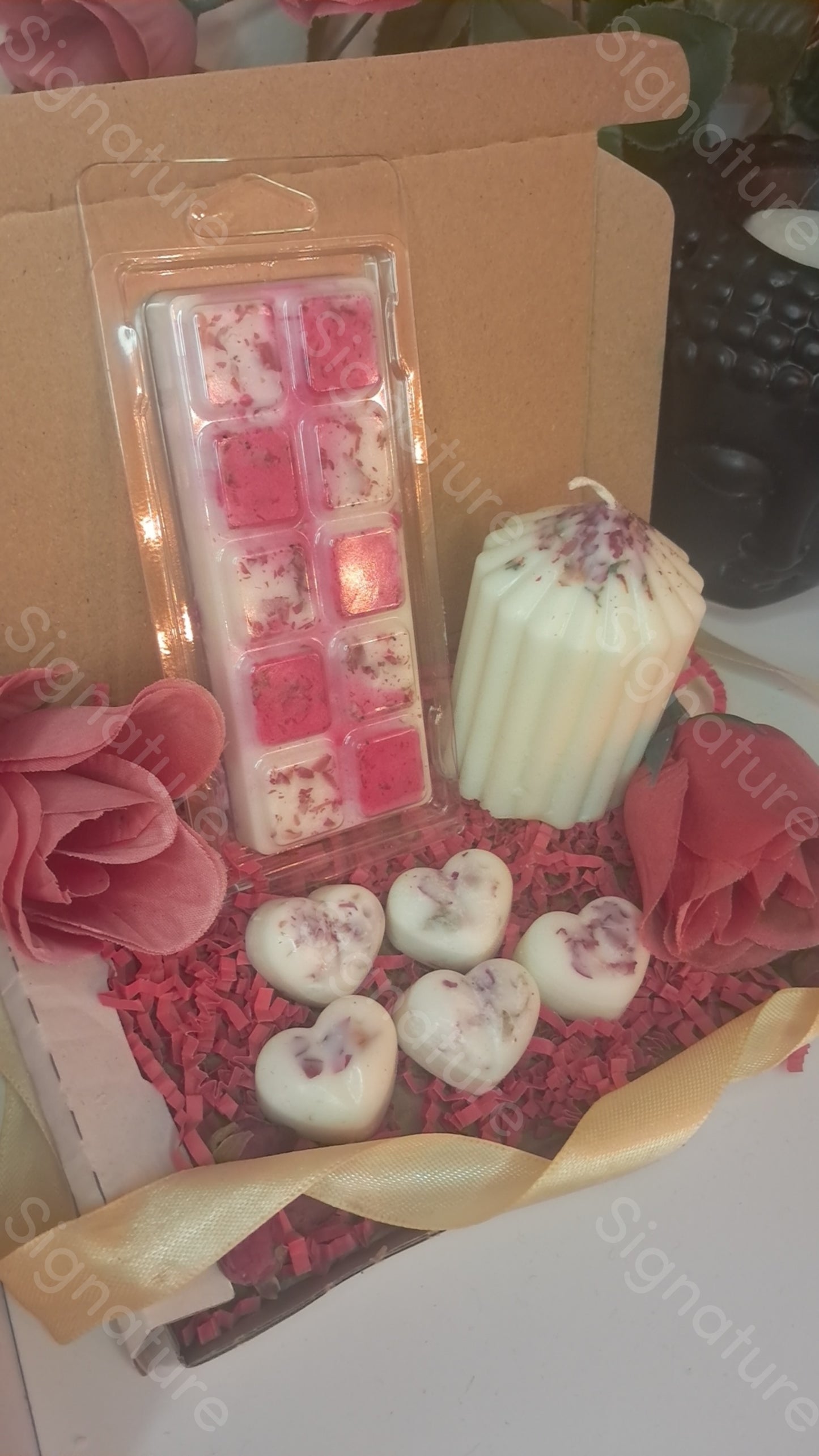 Candle wax melt gift boxes