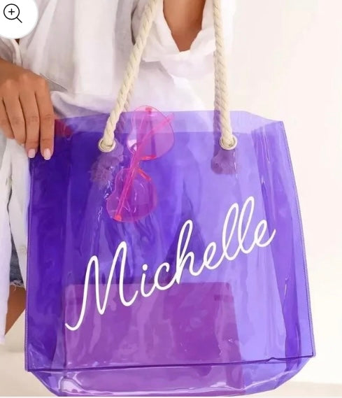 Personalised beach/swim bag