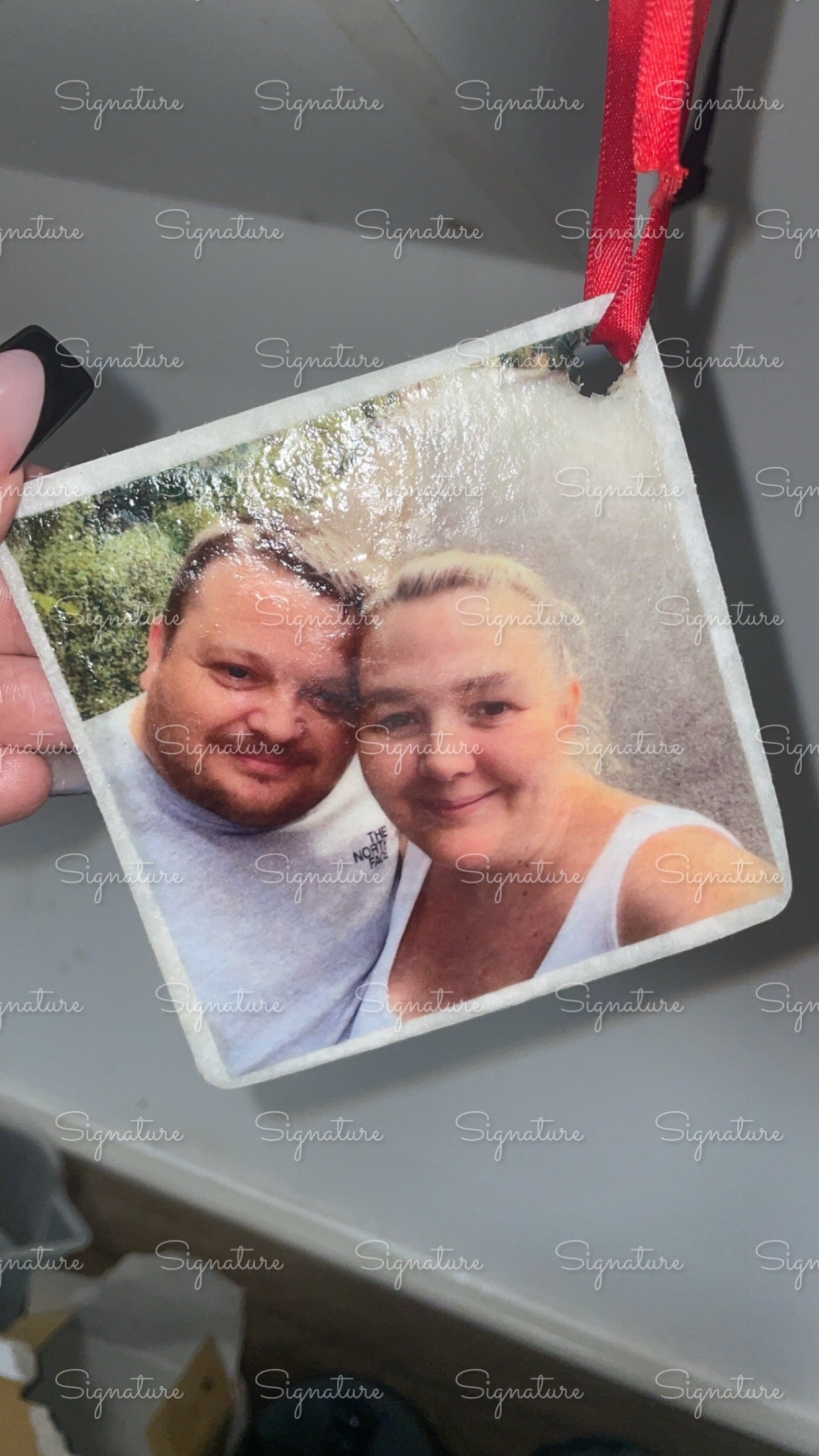 Custom photo car air freshener