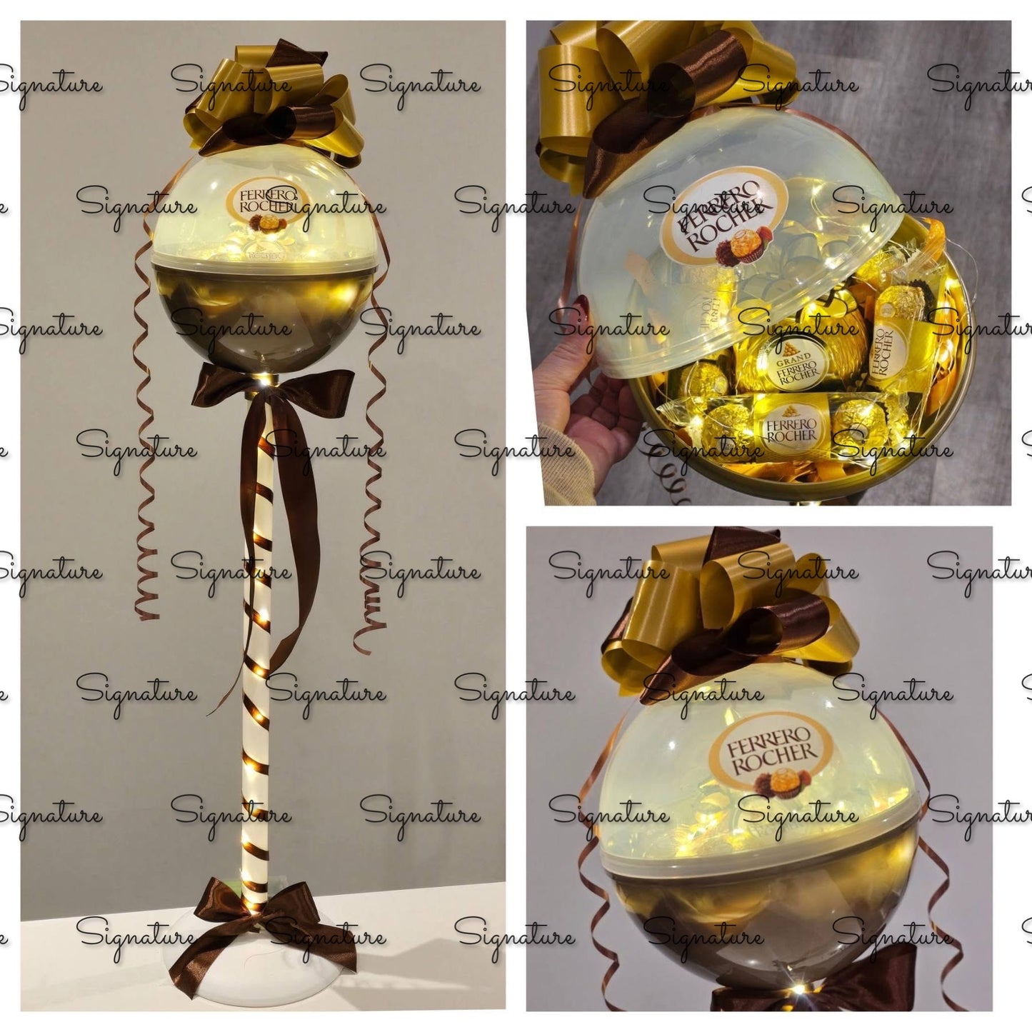 Giant fillable lollipops