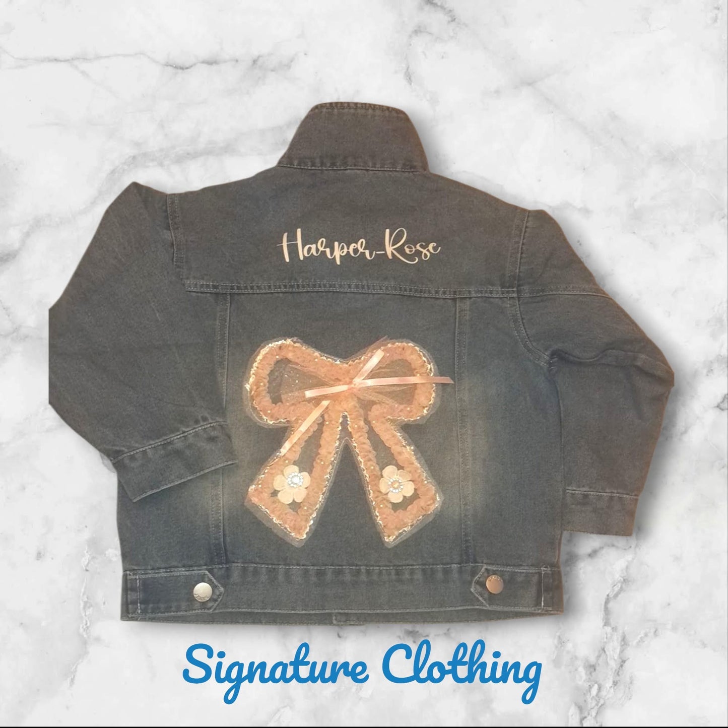Denim Bow Jackets