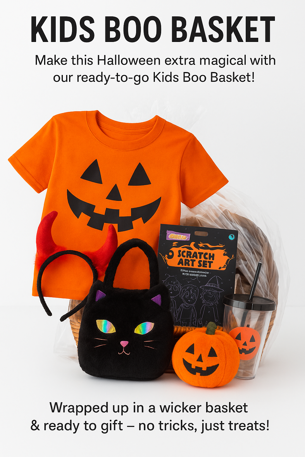 Kids boo basket