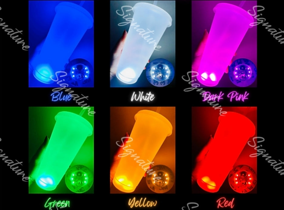 Light up tumblers