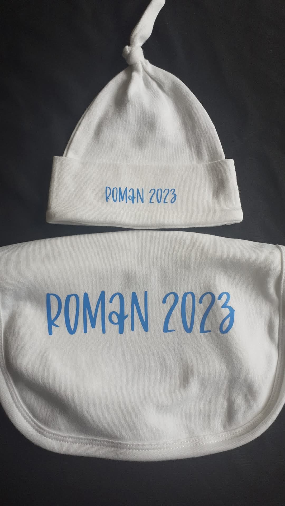 Personalised Babygrows, vests and bibs