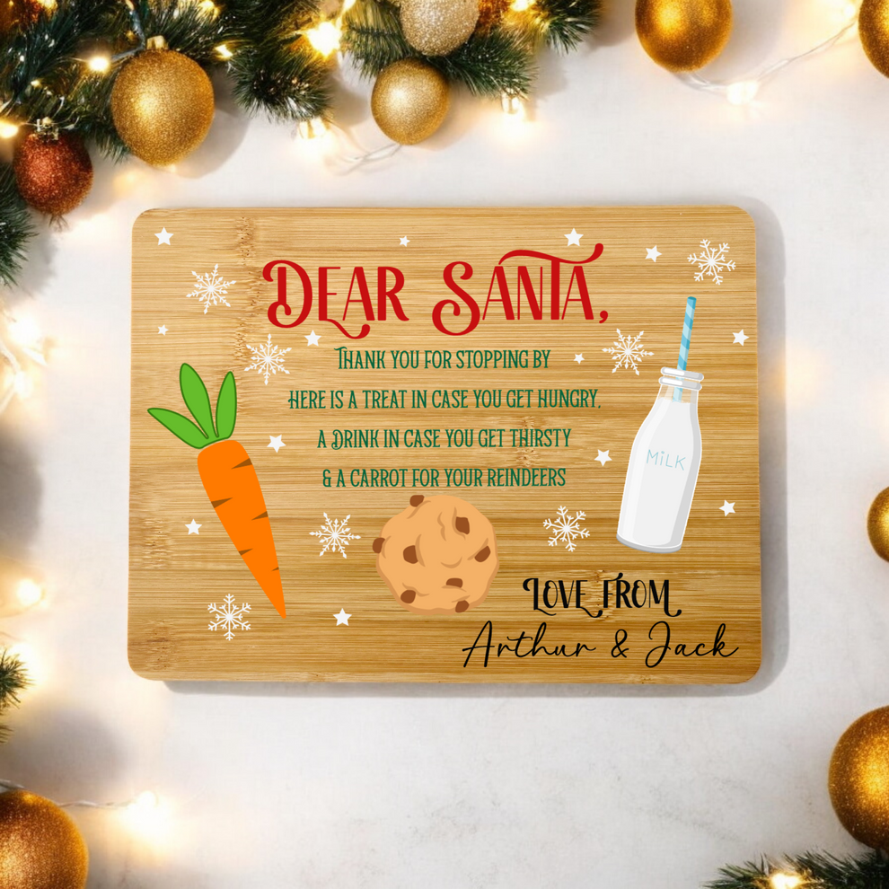 Personalised Santa boards