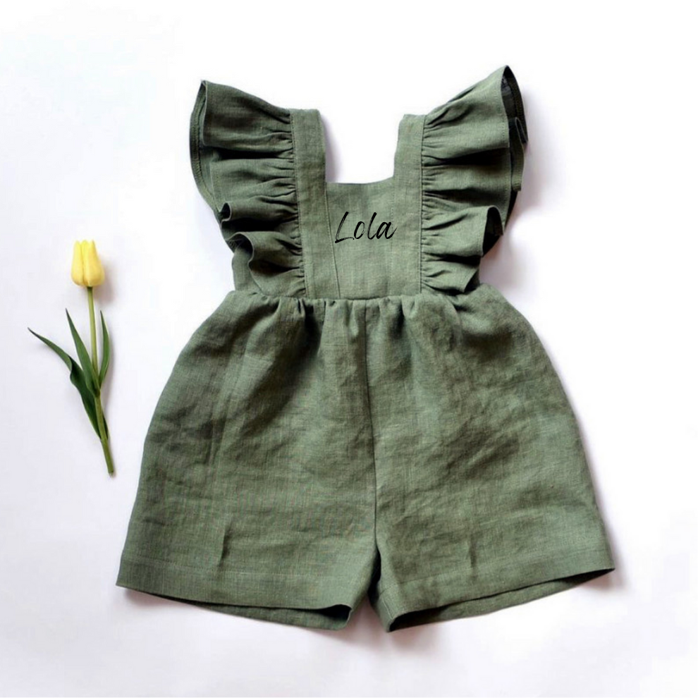 Baby/Toddler linen jumpsuit