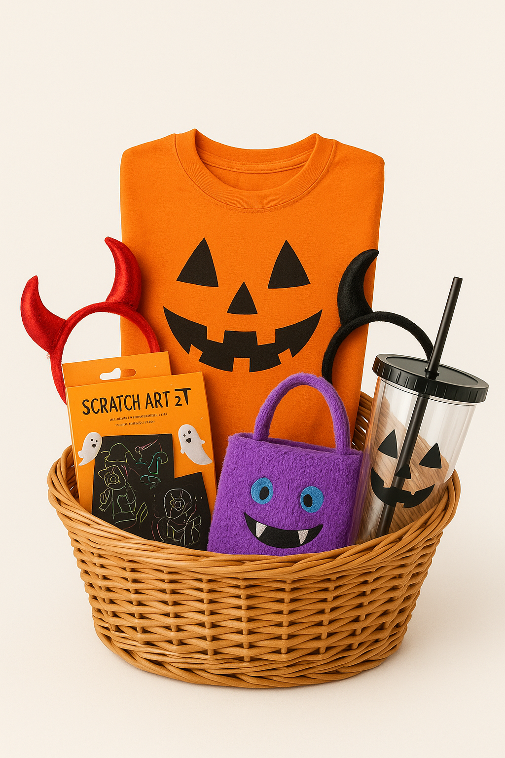 Kids boo basket