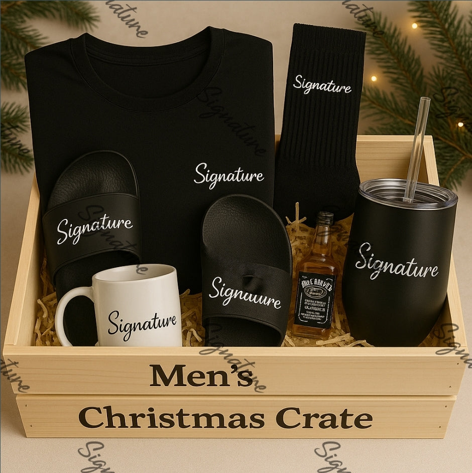 Pre Filled Christmas Crates for kids, women and men